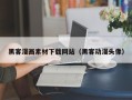 洛阳黑客漫画素材下载网站（黑客动漫头像）